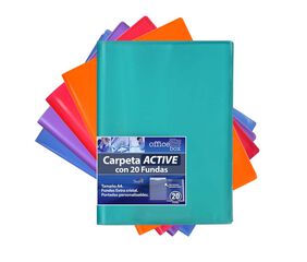 Carpeta 40 fundas A4 Office Box Active