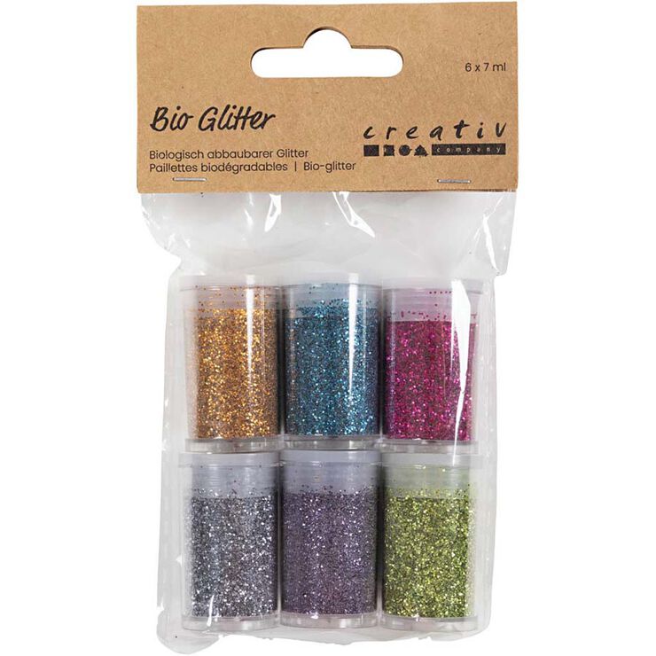 Bio Purpurina Creativ colores vivos 7ml 6u
