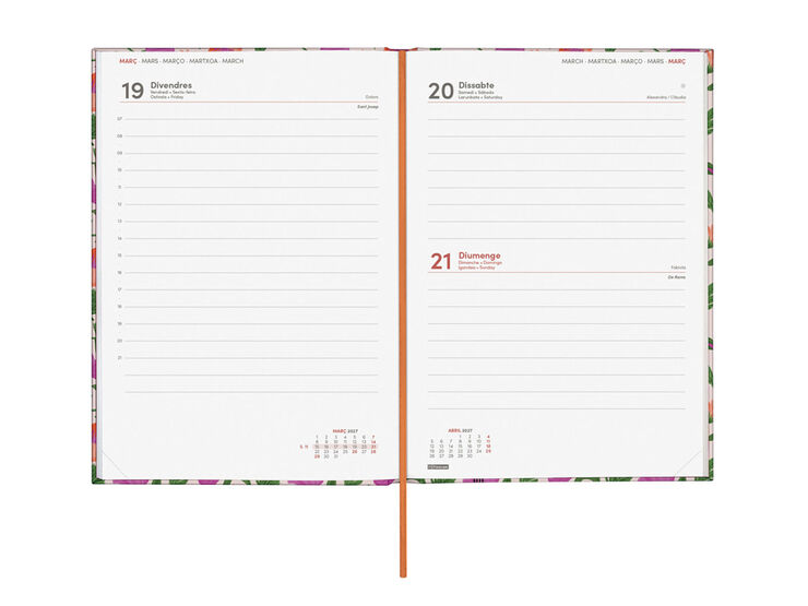 Agenda Finocam Porto D&iacute;a P&aacute;gina 2027 Catal&aacute;n Camila