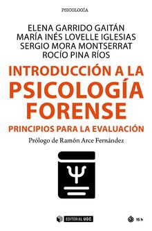 Introducci&oacute;n a la psicolog&iacute;a forense
