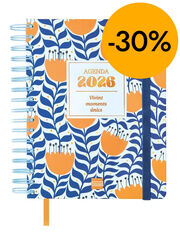 Agenda Finocam 16 mesos Vitae 1/4 setm/vista cat 2025-26 blau