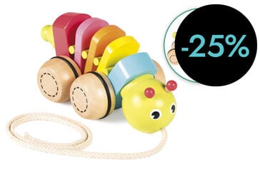 Gusano de arrastre de colores