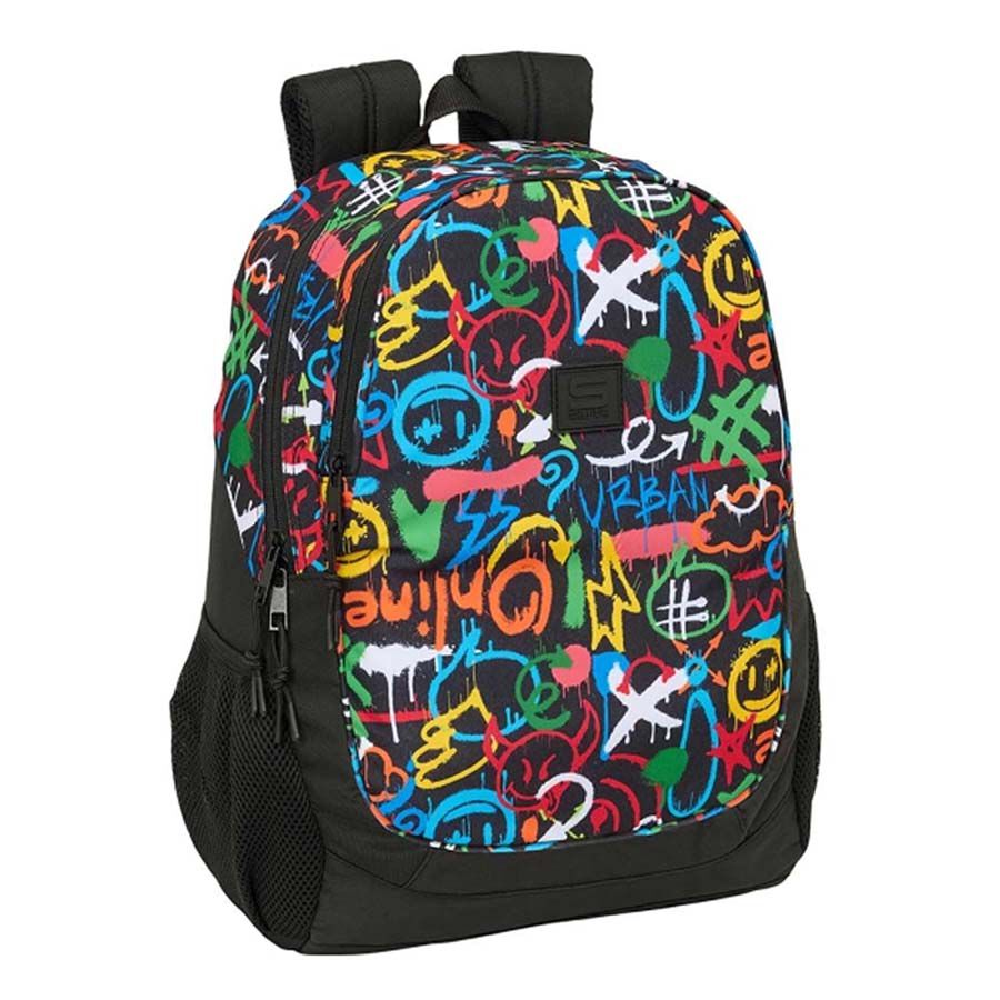 Mochila Safta Graffiti Colors