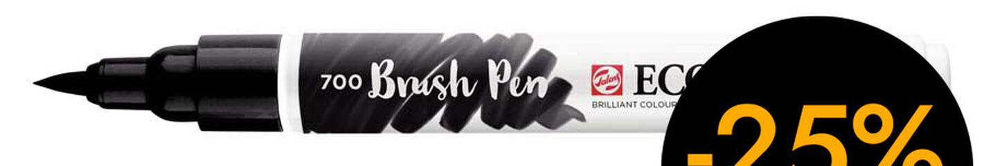 Rotulador Ecoline Brush Pen negro 700
