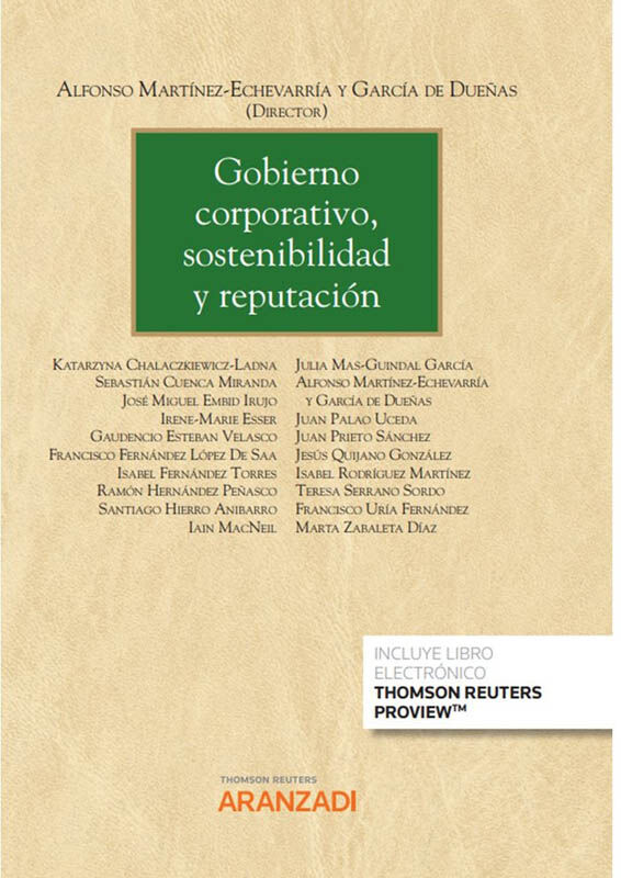 Gobierno corporativo, sostenibilidad y reputaci&oacute;n (Papel + e-book)