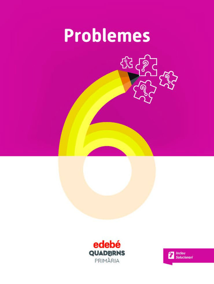 Quadern de problemes 6 (Cat) Edebé