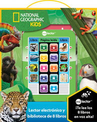 National Geographic Kids Mi lector Lector electr&oacute;nico y biblioteca de 8 libros &iexcl;Te lee los libros en voz alta! PI Kids