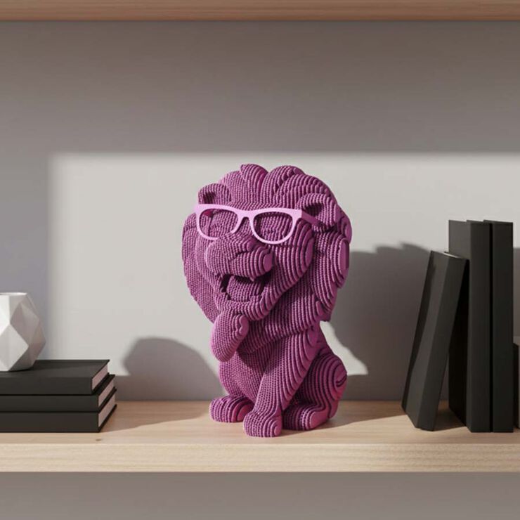Puzzle 3D Cartonic Lion