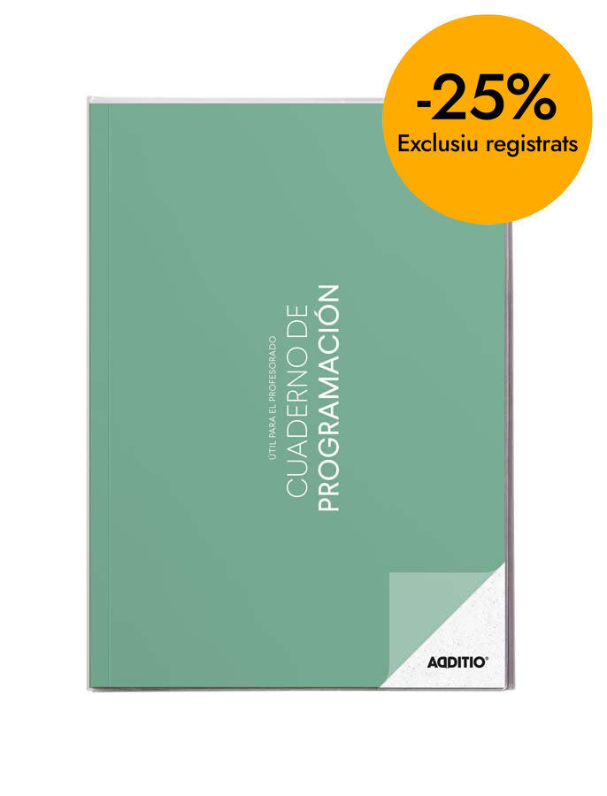 Quadern Programaci&oacute; A4 Additio castell&agrave;