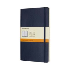 Libreta Moleskine Soft L raya azul Libreta Moleskine Soft L raya azul