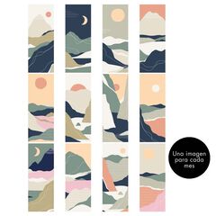 Calendari Miquelrius sobretaula A5 2026 castellà Mountains