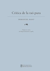 Crítica de la raó pura Crítica de la raó pura
