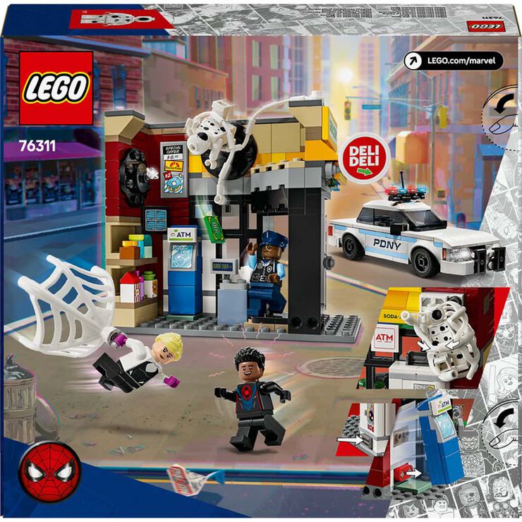 LEGO® Super Herois Multivers Aràcnid: Miles Morales vs. Taca 76311