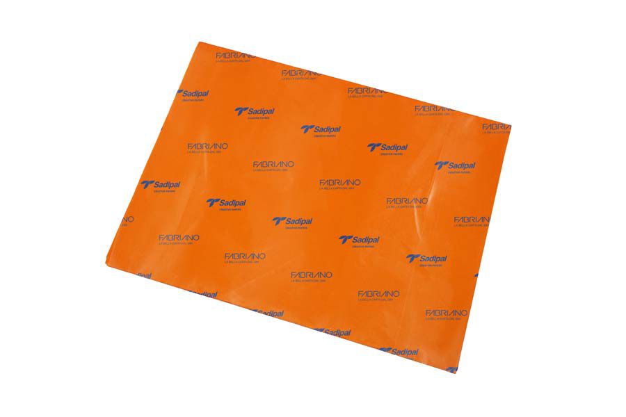 Papel de seda Sadipal 50x75cm naranja 26 hojas