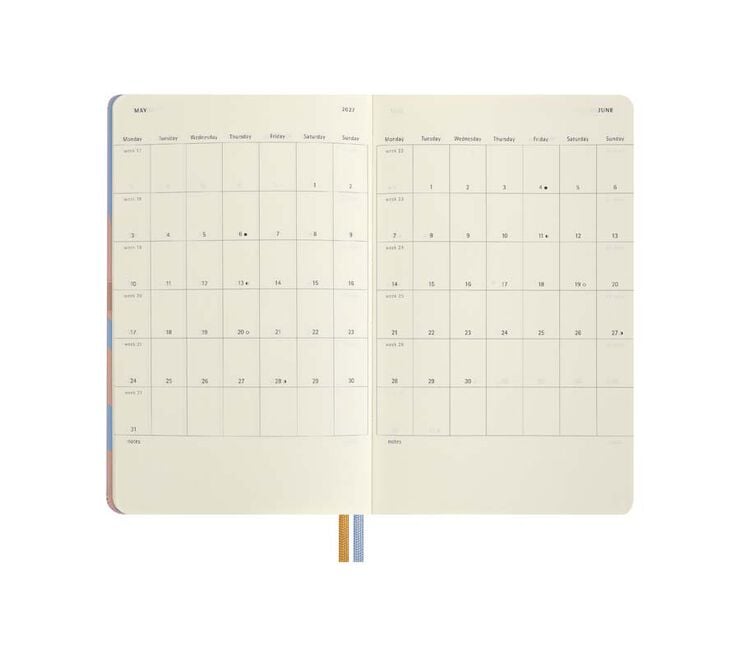 Agenda Moleskine tapa dura setmanal Large 2027 Al&iacute;cia