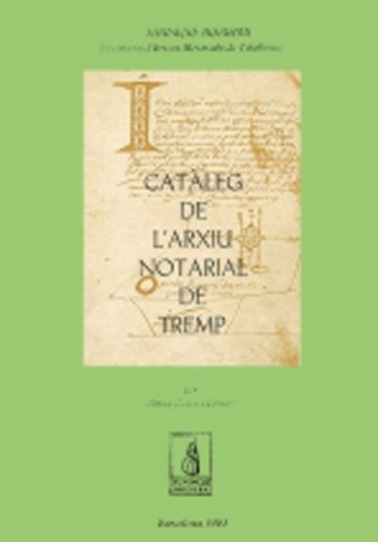 Catàleg de l'Arxiu Notarial de Tremp