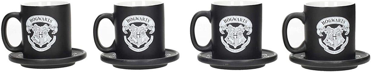 Set 4 mini tasses i plats de Harry Potter