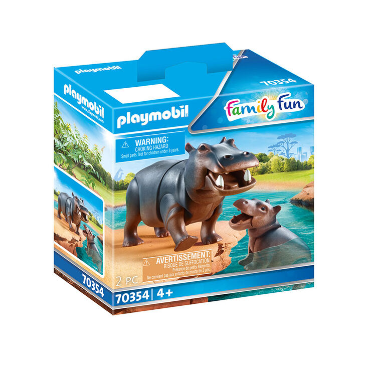 Playmobil Family Fun Hipopótamo con Bebé (70354)