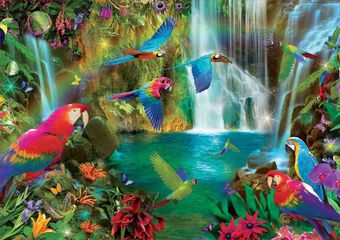 Puzle 1000 peces Lloros tropicals