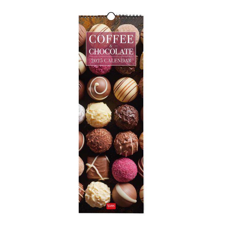 Calendario Pared Legami m/vista 2025 Coffe&Choco