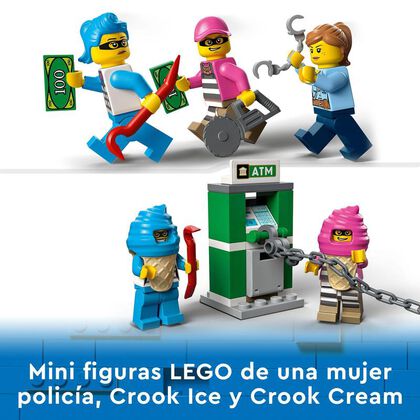 LEGO City Series 60314 persecución policial con camión de helados 