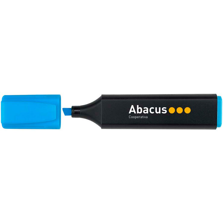 Marcador fluorescente Abacus azul 10u