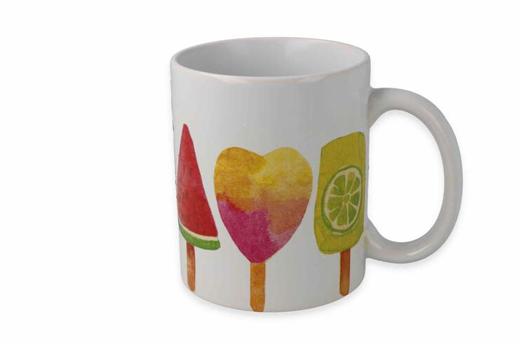 Taza de cerámica Blanca Fontorpin Para decorar