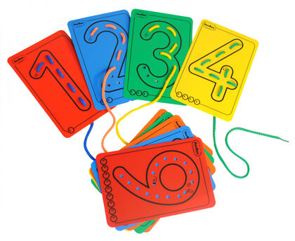 Juego didáctico Números para coser Henbea Juego didáctico Números para coser Henbea
