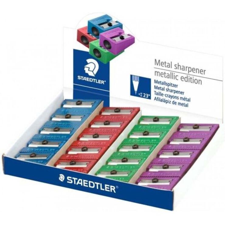 Sacapuntas metálico Staedtler 20u