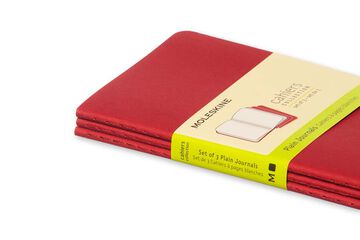 Pack 3 Llibretes Moleskine L Vermell Llis