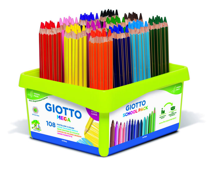 Lápices de colores Giotto Mega 108u