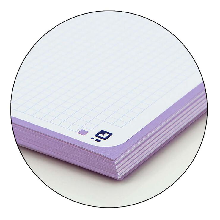 Notebook1 A4 tapa extradura 80H Oxford Soft Touch lila pastel