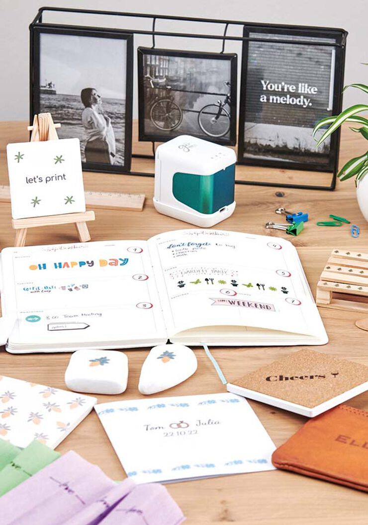 Impresora portátil Colop E-Mark Go blanco