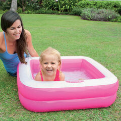 Piscina Bebé Inflable Cuadrada 86X86X25C