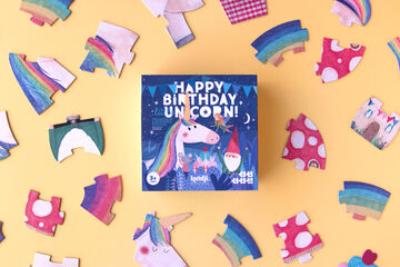 Puzle Progressiu Happy Birthday Unicorn!