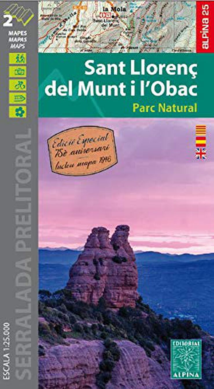 Sant Llorenç del Munt i l'Obac 1:25,000