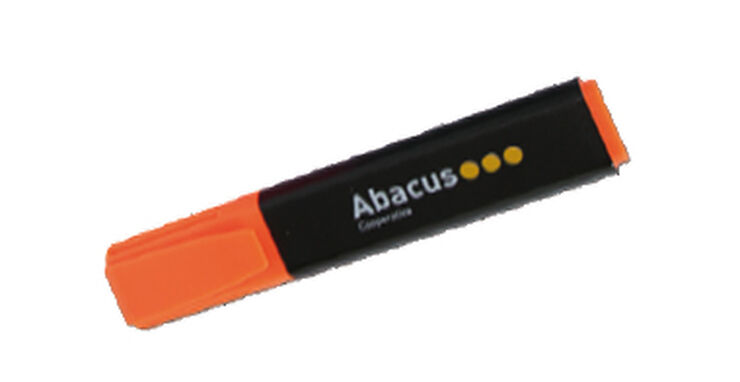 Marcador fluorescente Abacus Naranja