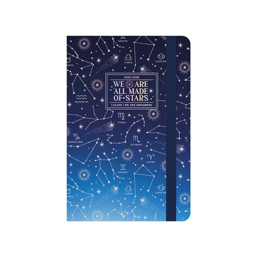 Agenda Legami 16 meses Small sem/vista multiling&uuml;e 2025-26 Stars