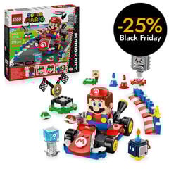 LEGO® Super Mario Mario Kart™ – LEGO® Mario™ interactiu i Kart Estàndard 72043
