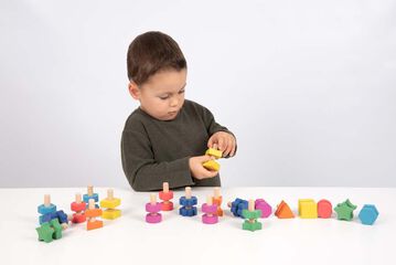 Roscas y tornillos de madera 21 piezas