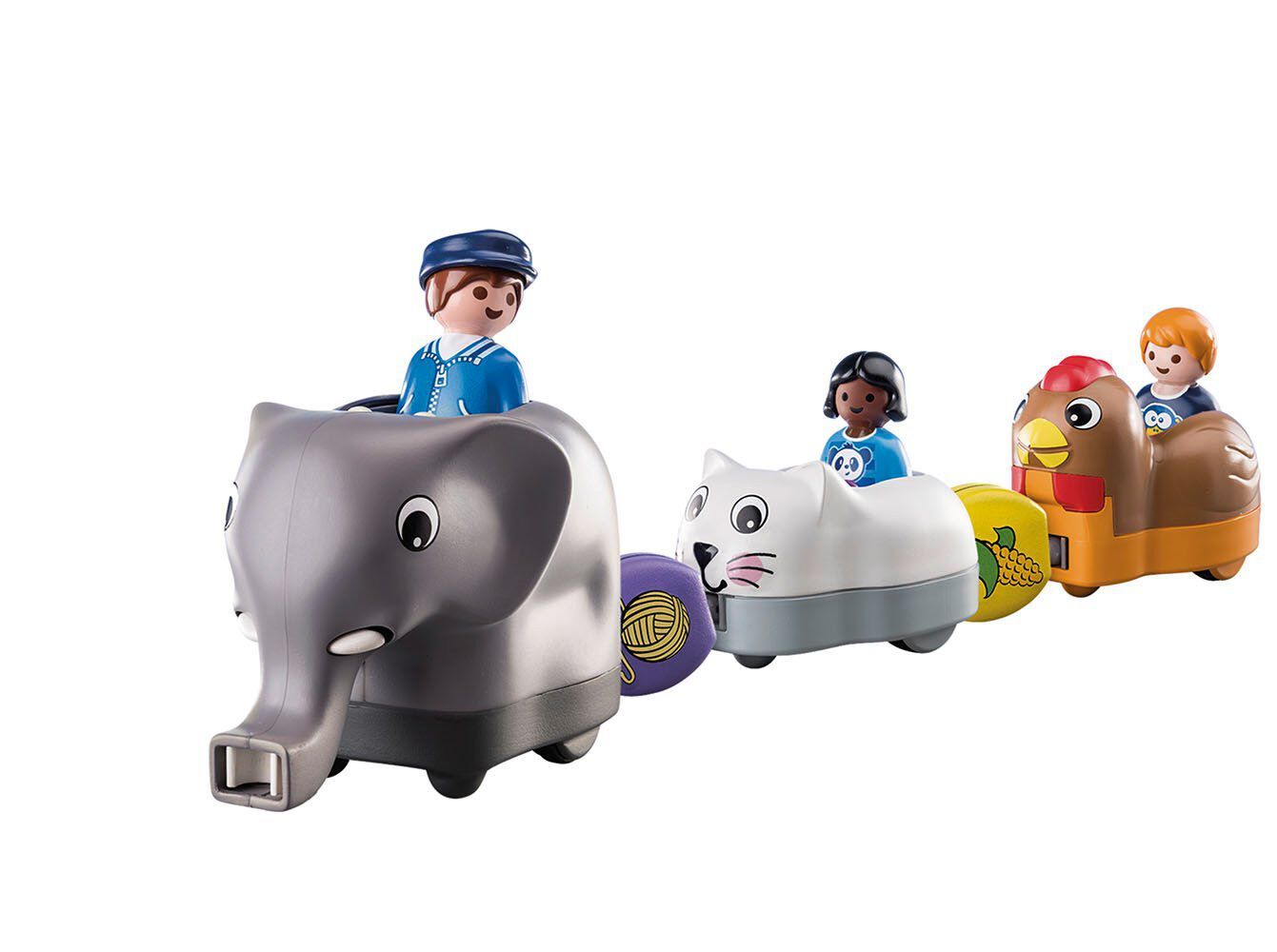 Playmobil 1.2.3 El meu Tren d'Animals 70405