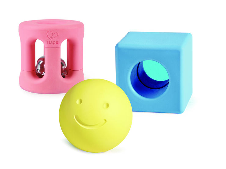 Conjunto sonajeros geométricos