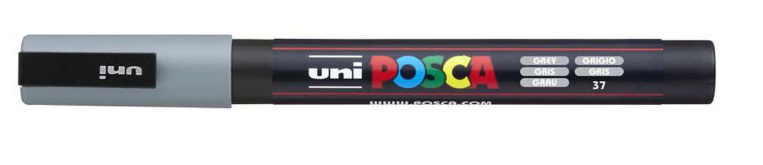 Retolador Posca PC-3M 0,9-1,3mm gris