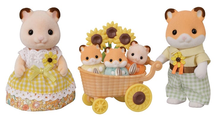 Fam&iacute;lia h&agrave;mster Sylvanian Families