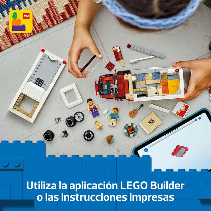 LEGO® LEGO City Autocaravana Aventurera de Vacaciones 60454