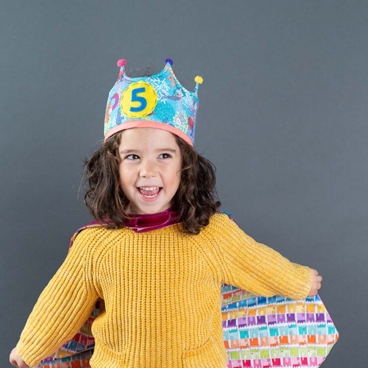Corona de cumpleaños sirenas