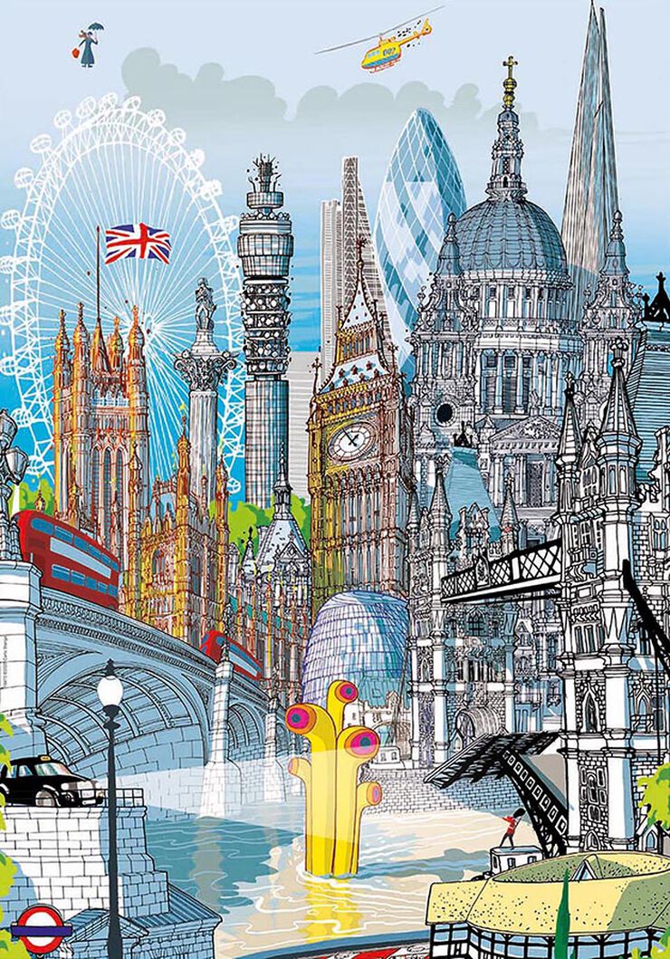 Puzle Educa City London 200 piezas