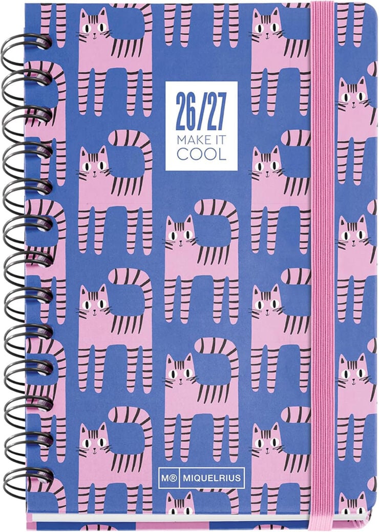Agenda Escolar Activa W-O S/V Cat. 2026-2027 Gatuna
