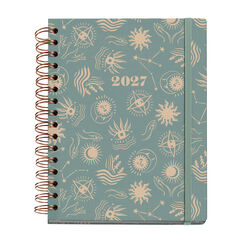 Agenda Miquelrius Plus Wire-O Semana Vista Multiling&uuml;e Good Fortune 2027 Multicolor