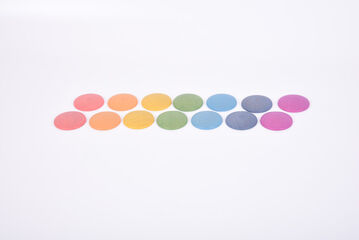 Discs de fusta Rainbow